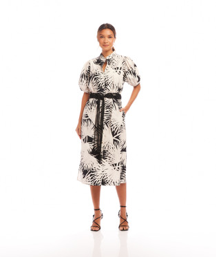 Puff Sleeve Shirtdress