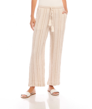 Stripe Drawstring Pants