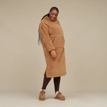 Uggfluff Oversized Hoodie- Chestnut