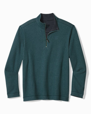 Flipview Reversible Half Zip-Emerald Coast Blue Heather