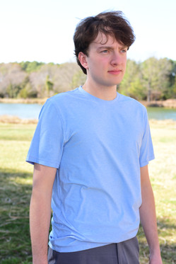 Performance SS Tech Tee-Blue Heather