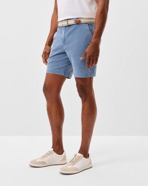 Barchers Corduroy Shorts-Laguna Blue