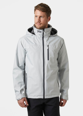Crew Hooded Jacket 2.0-Grey Fog