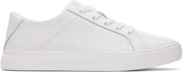 Kameron Leather Lace-Up Sneaker - White