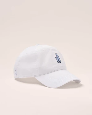 Topper Baseball Hat- White