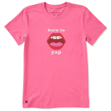 W Crusher Tee Born To Yap Mouth