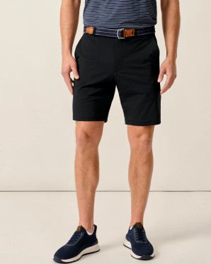 Fusion Knit Performance 9" Pull-On Short - Black