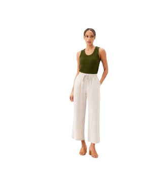 Drawstring Linen Pants