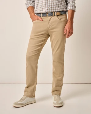 Carmel Sateen 5-Pocket Pant-Khaki