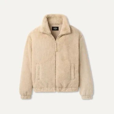 Tash Faux Fur Jacket-Spelt