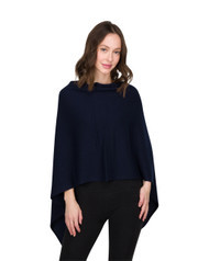 Luxe Cashmere Topper - Navy