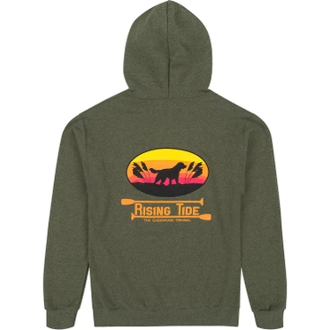 Chesapeake Water Dog Hoodie - Military Green Heather