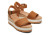 Diana Leather Wedge Sandal - Tan