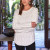 Cable Shirttail Sweater