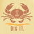 Men's Dig It Crab Tee