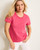 Salty Breeze Jersey Tee-Carmine Pink