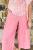 Isle of Capri Linen Pants- Dusty Rose