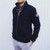 Gregor Wool Full Zip Jacket - Navy