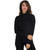 Luxe Cashmere Zip Back Top-Black