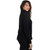 Luxe Cashmere Zip Back Top-Black