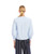 Blouson Sleeve Tie Front Top-Light Blue