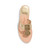 Jack Flats Sandal - Platinum