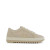 Rea Lace-Up Platform Sneaker- Beige