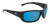 Snook Float Satin Black-Cobalt Lens