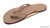Madison Leather Narrow Sandal - Dk. Brown