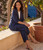 Stripe Cropped Wide Leg Pants