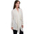 Luxe Cashmere Cascade Cardigan - Cloud Dancer