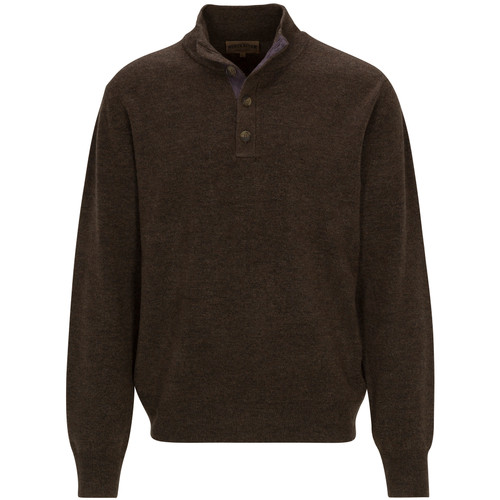 【送料&関税込】Golden  norton Brown Cotton Sweater Golden Goose 'NORTON' BROWN COTTON SWEATER | lungolivigno