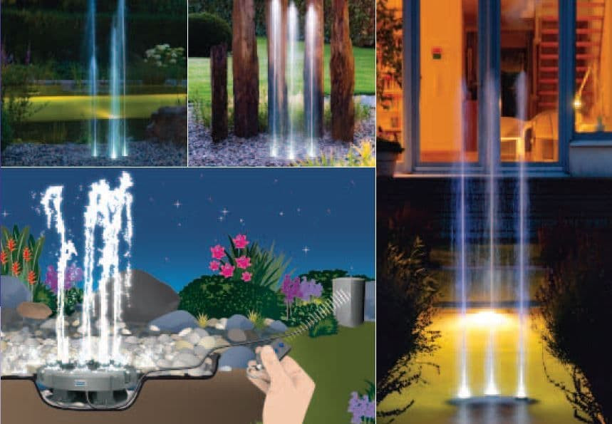 Oase Water Jet Trio Fountain Display