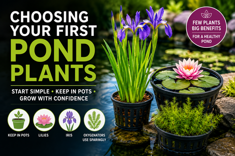 Choosing Pond Plants for Your First Garden Pond
