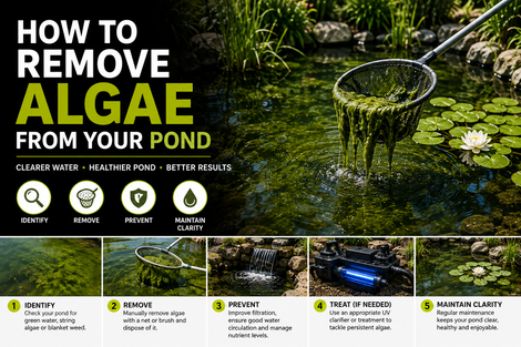 How to Remove Algae from Your Pond