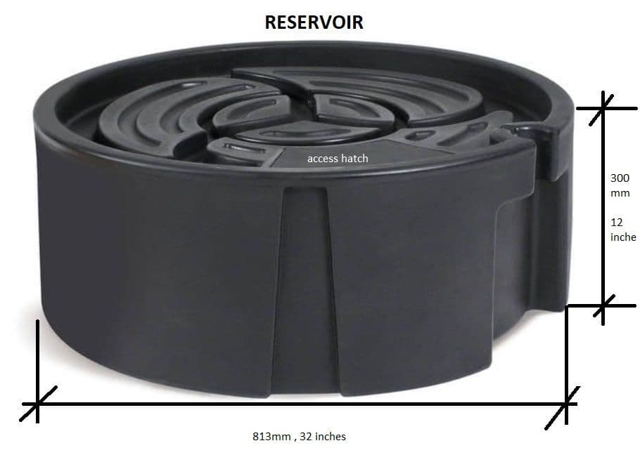 80cm diametre reservoir