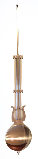 LPH66 - Lyre Pendulum Wall - Arek's Murray Clocks Inc