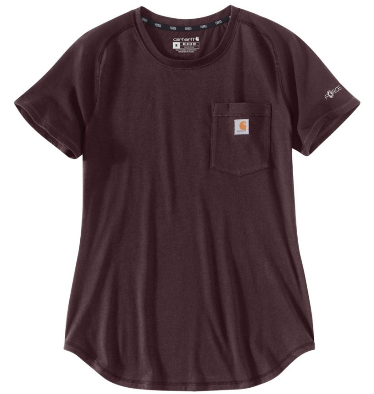 Carhartt Force Relaxed-Fit Midweight Pocket Short-Sleeve T-Shirt