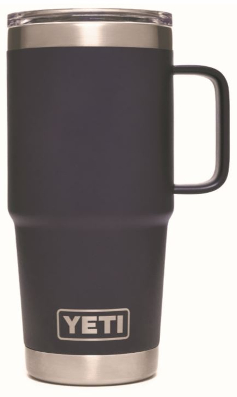 YETI Rambler Comparison 10oz Magslider Lid , 20oz Strong Hold lid, 25oz  Straw Lid Mug with Handle 