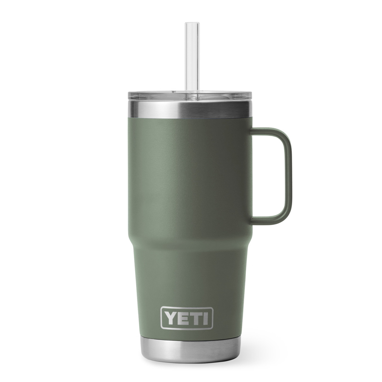 Yeti Rambler 25 oz Straw Mug Camp Green