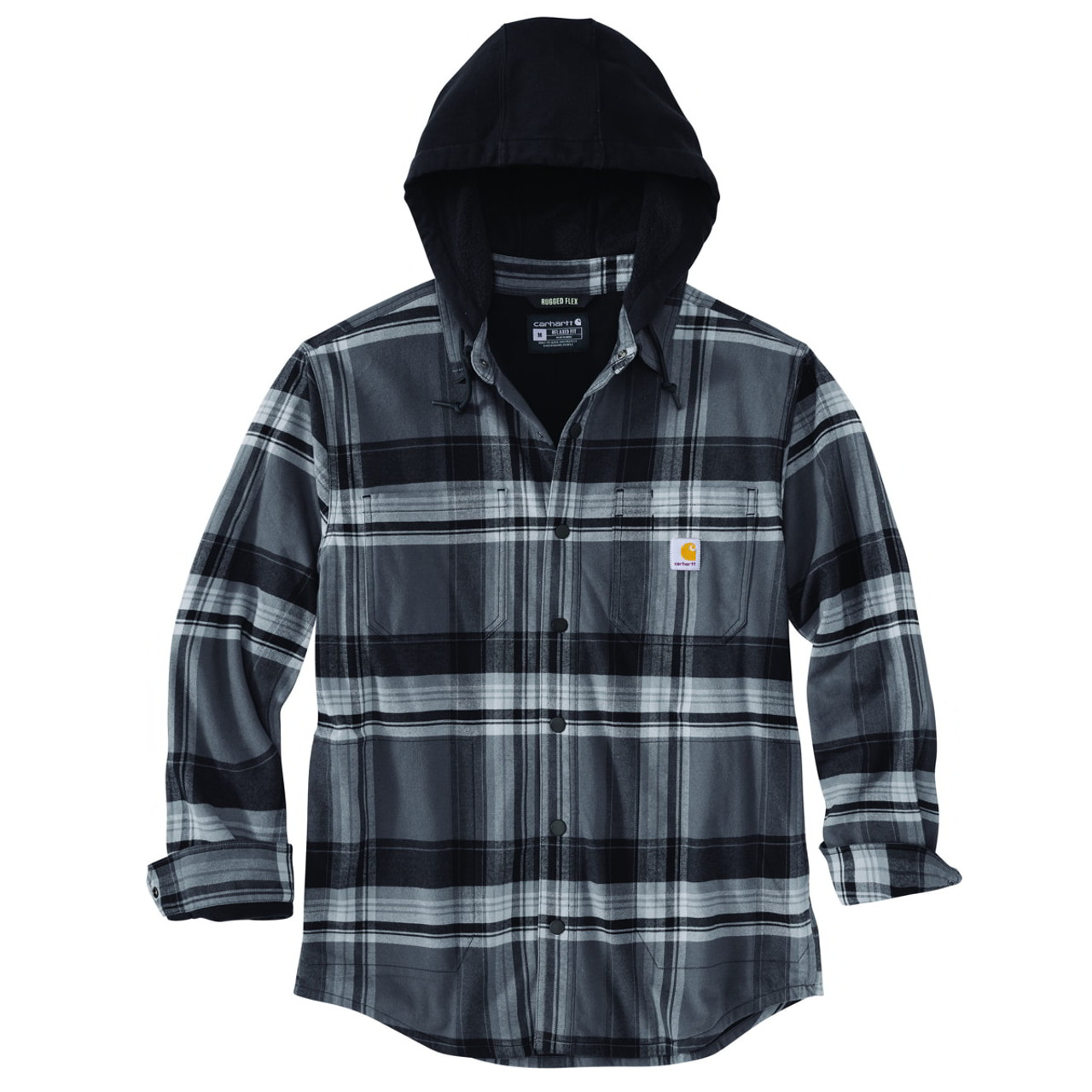 Carhartt Men's Rugged Flex Relaxed Fit Canvas Flannel-Lined Work