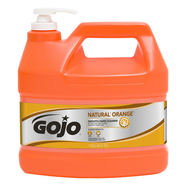 GOJO NATURAL* ORANGE Smooth Hand Cleaner 0945-04 - 1 Gallon