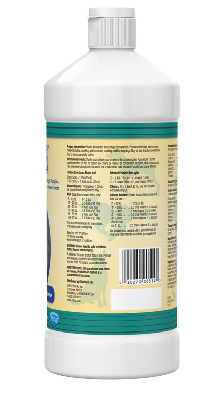 PetAg Dyne High Calorie Liquid Dog Supplement 32 oz.