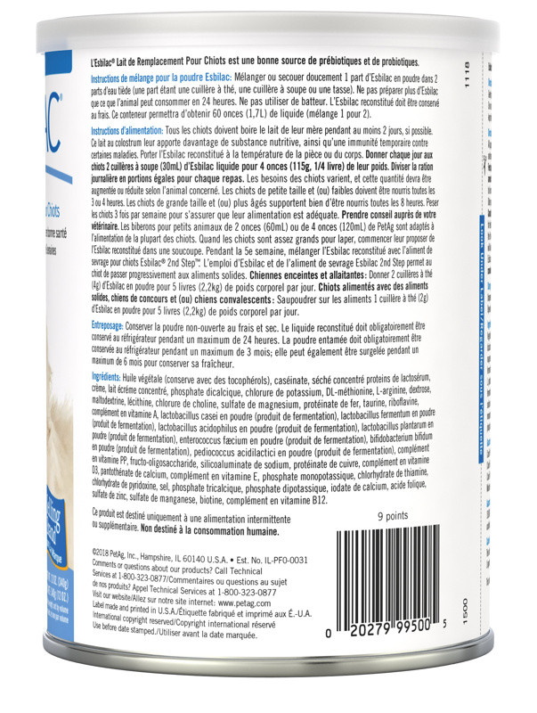 PetAg Esbilac Puppy Milk Replacer Powder 12 oz.