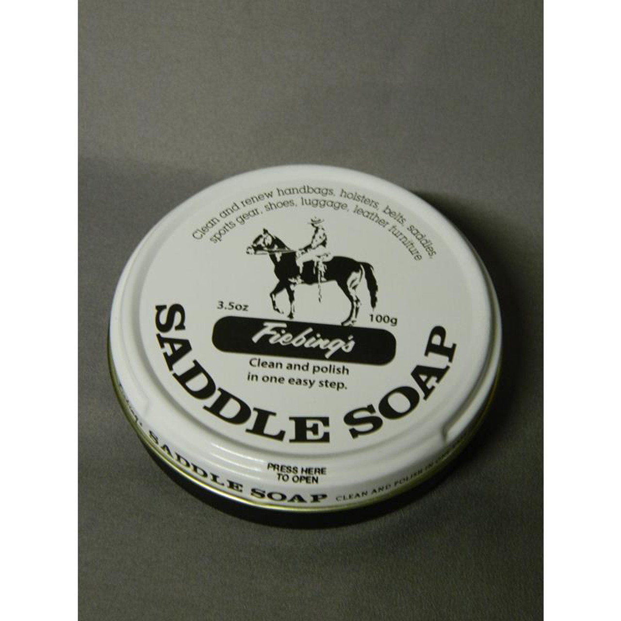 Fiebings Saddle Soap/Can Fiebings/12 oz.