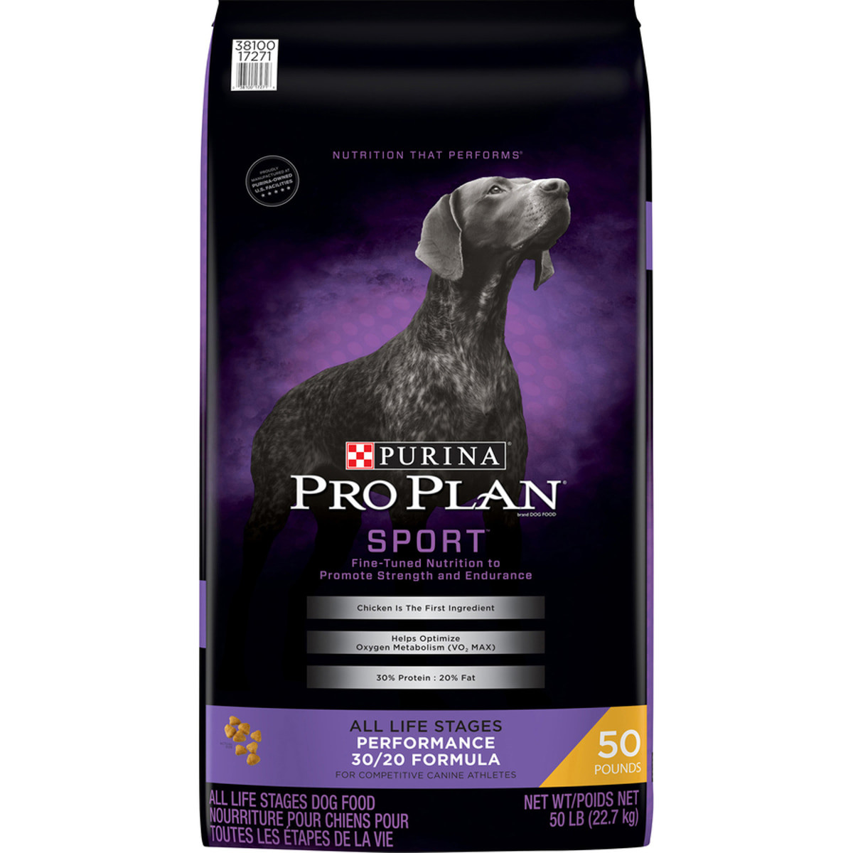ピュリナ PURINA PRO PLAN PERFORMANCE SUPPORT Puirna Pro Plan Sport All Life Stages Performance 30/20 50LBS