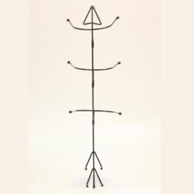 M&F - Arrow 3-Tier Cowboy Hat Wall Rack - Black