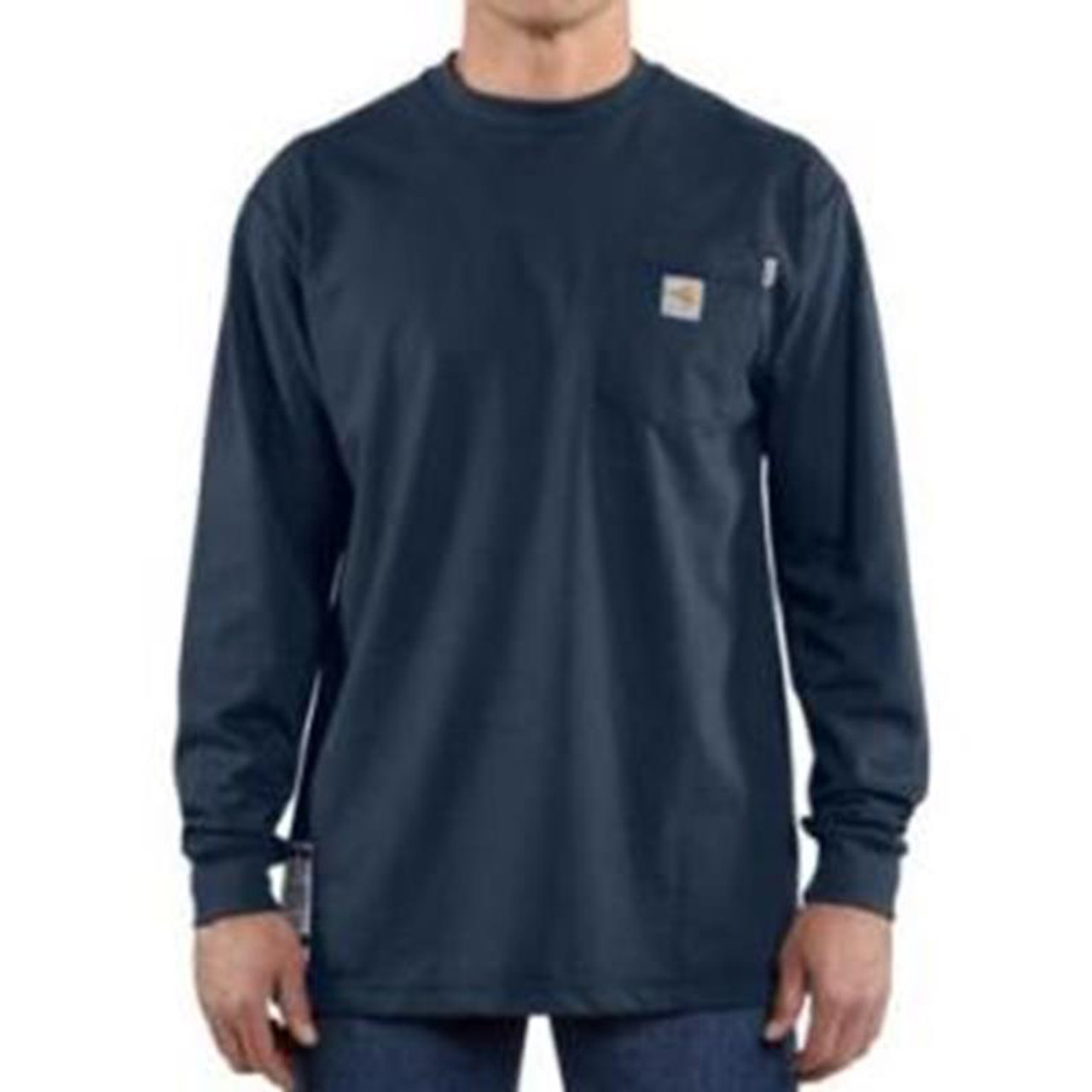 Carhartt Mens Flame-Resistant Cotton Long Sleeve T-Shirt