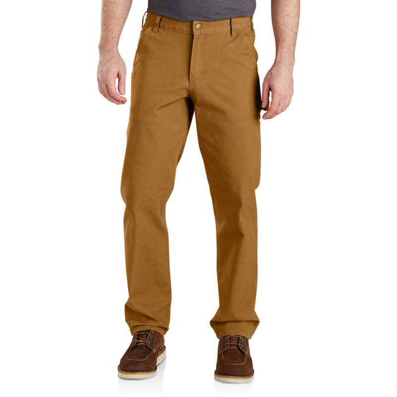 Carhartt Mens Utility Relaxed Fit Rugged Flex Duck Dungaree Work Pants