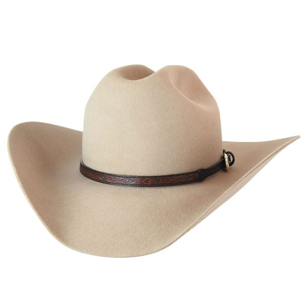 Tan felt hat